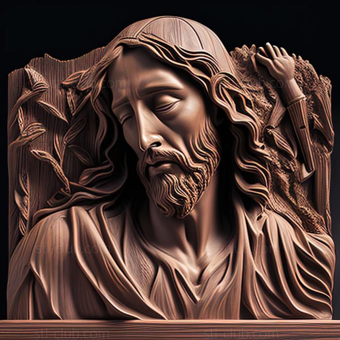 3D model st jesus (STL)